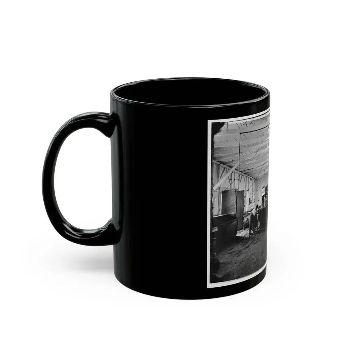 Alexandria, Va.  Cooks In The Kitchen Of Soldiers' Rest (U.S. Civil War) Black Coffee Mug - Go Mug Yourself