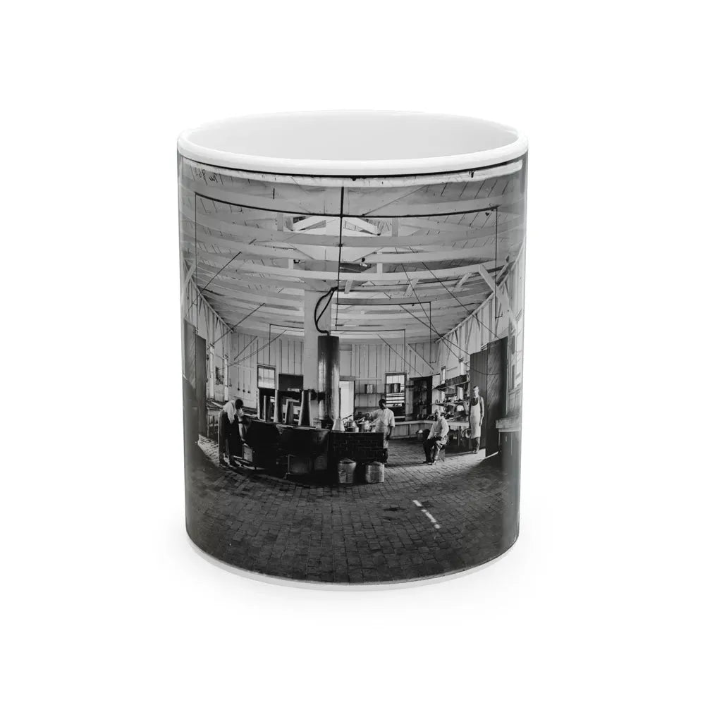 Alexandria, Va.  Cooks In The Kitchen Of Soldiers' Rest (U.S. Civil War) White Coffee Mug 11oz - Go Mug Yourself