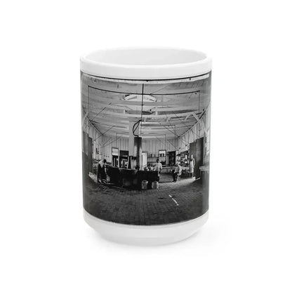 Alexandria, Va.  Cooks In The Kitchen Of Soldiers' Rest (U.S. Civil War) White Coffee Mug 15oz - Go Mug Yourself