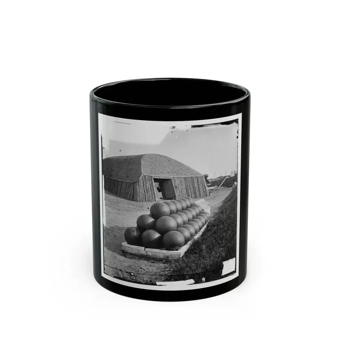 Alexandria, Va.  Magazine In Battery Rodgers (U.S. Civil War) Black Coffee Mug 11oz - Go Mug Yourself