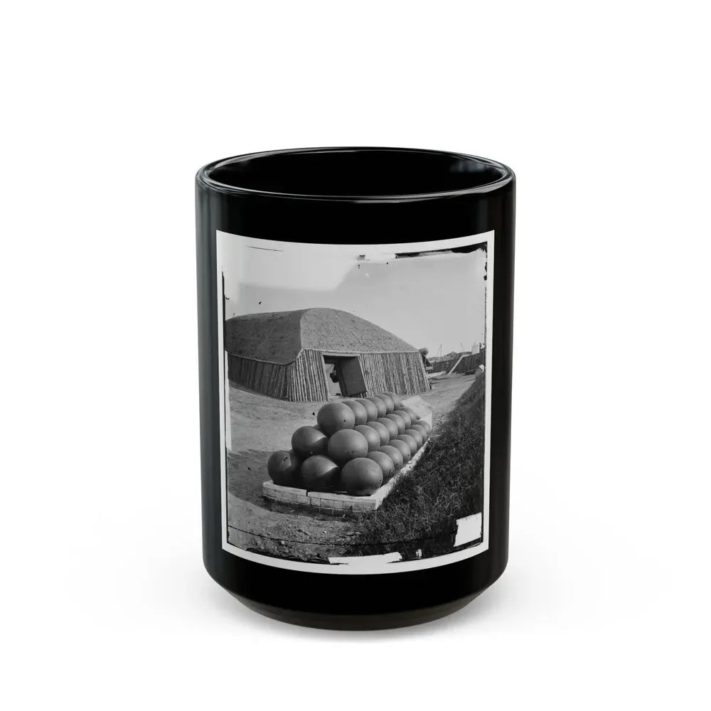 Alexandria, Va.  Magazine In Battery Rodgers (U.S. Civil War) Black Coffee Mug 15oz - Go Mug Yourself