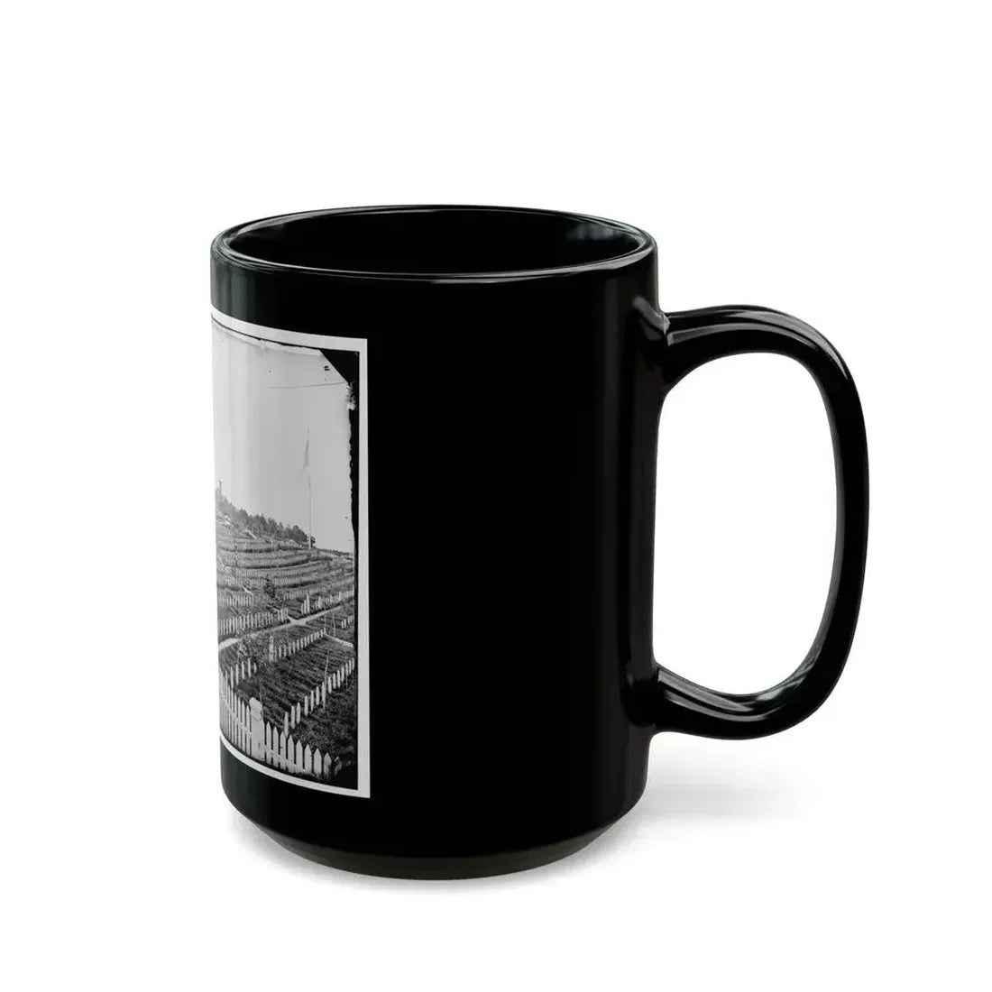 Alexandria, Va.  Soldiers' Cemetery (U.S. Civil War) Black Coffee Mug - Go Mug Yourself