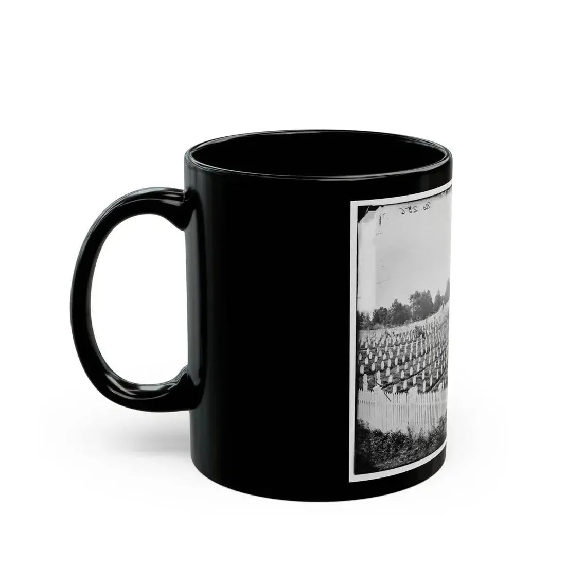 Alexandria, Va.  Soldiers' Cemetery (U.S. Civil War) Black Coffee Mug - Go Mug Yourself