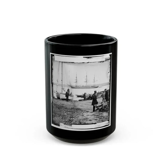 Alexandria, Va.  Steam Frigate Pensacola (U.S. Civil War) Black Coffee Mug 15oz - Go Mug Yourself