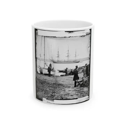 Alexandria, Va.  Steam Frigate Pensacola (U.S. Civil War) White Coffee Mug 11oz - Go Mug Yourself
