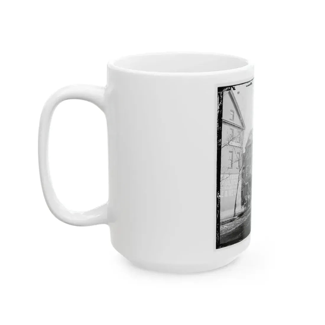 Alexandria, Va.  The Marshall House, King And Pitt Streets (U.S. Civil War) White Coffee Mug - Go Mug Yourself