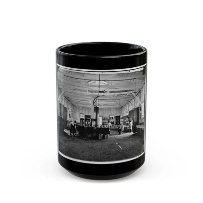 Alexandria, Va. Cooks In The Kitchen Of Soldiers' Rest (U.S. Civil War) Black Coffee Mug-15oz-Go Mug Yourself