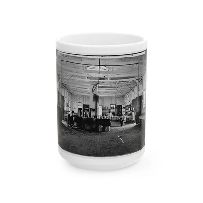 Alexandria, Va. Cooks In The Kitchen Of Soldiers' Rest (U.S. Civil War) White Coffee Mug-15oz-Go Mug Yourself