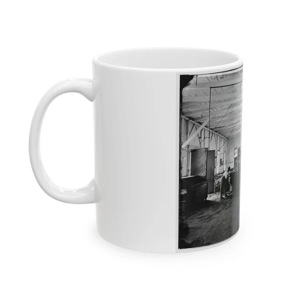 Alexandria, Va. Cooks In The Kitchen Of Soldiers' Rest (U.S. Civil War) White Coffee Mug-Go Mug Yourself