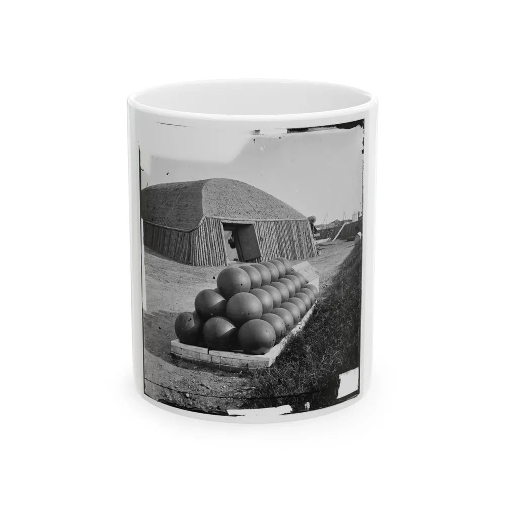 Alexandria, Va. Magazine In Battery Rodgers (U.S. Civil War) White Coffee Mug-11oz-Go Mug Yourself