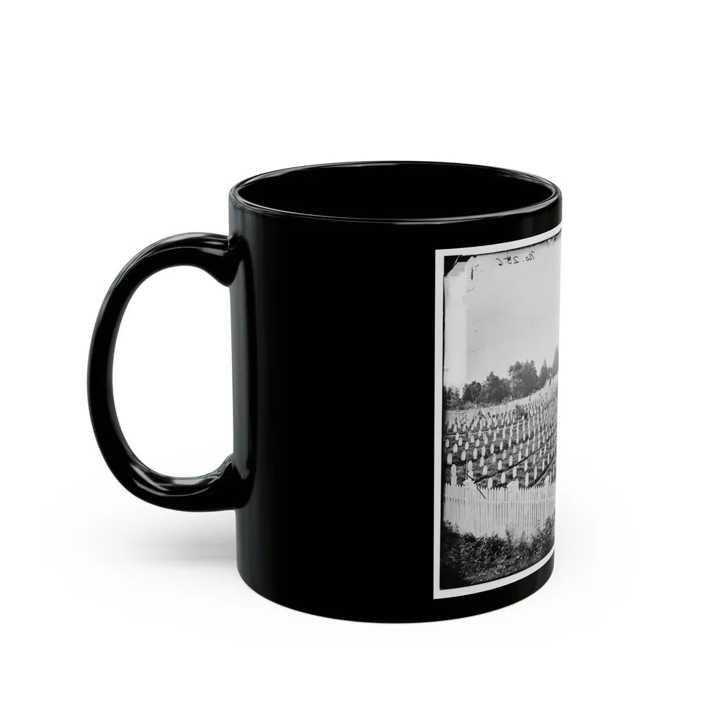 Alexandria, Va. Soldiers' Cemetery (U.S. Civil War) Black Coffee Mug-Go Mug Yourself