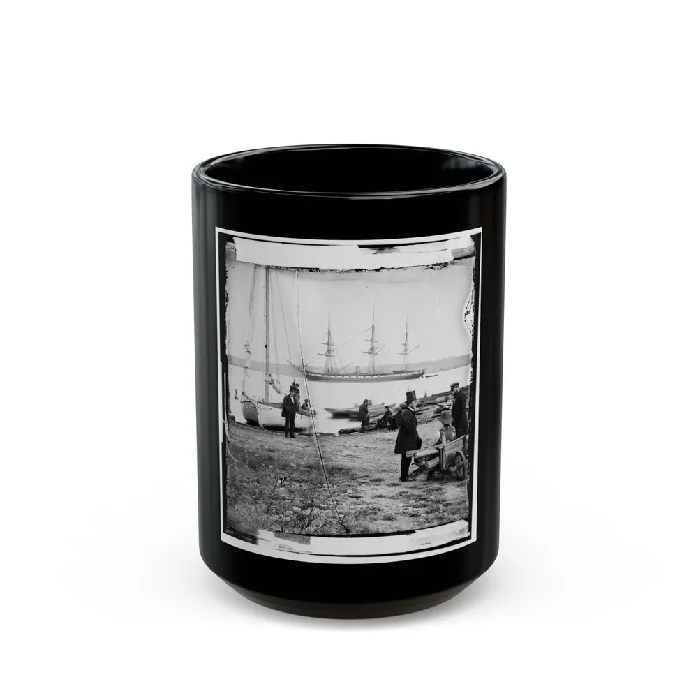 Alexandria, Va. Steam Frigate Pensacola (U.S. Civil War) Black Coffee Mug-15oz-Go Mug Yourself