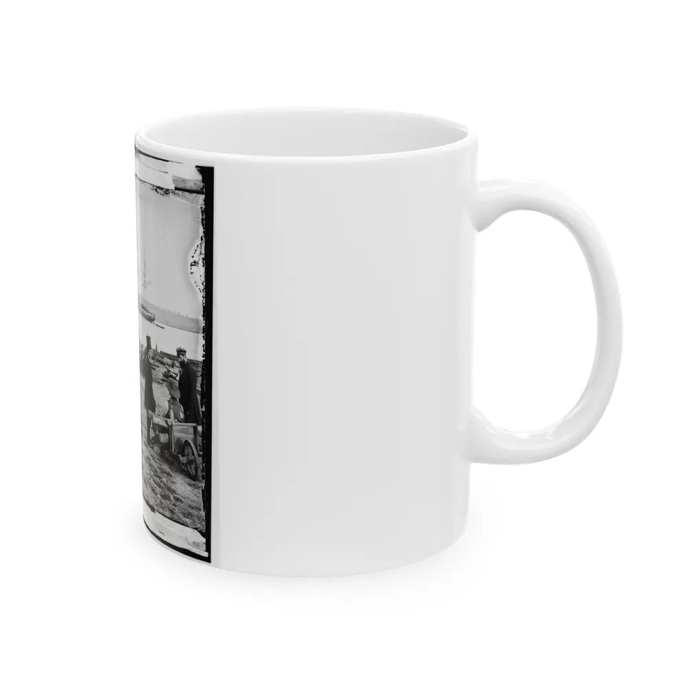 Alexandria, Va. Steam Frigate Pensacola (U.S. Civil War) White Coffee Mug-Go Mug Yourself