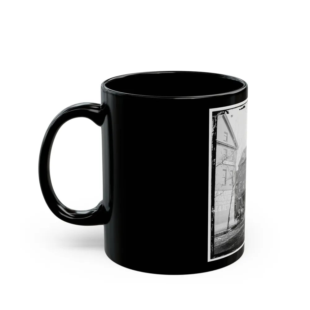 Alexandria, Va. The Marshall House, King And Pitt Streets (U.S. Civil War) Black Coffee Mug-Go Mug Yourself