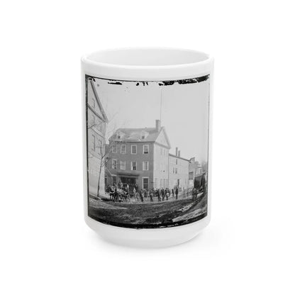 Alexandria, Va. The Marshall House, King And Pitt Streets (U.S. Civil War) White Coffee Mug-15oz-Go Mug Yourself