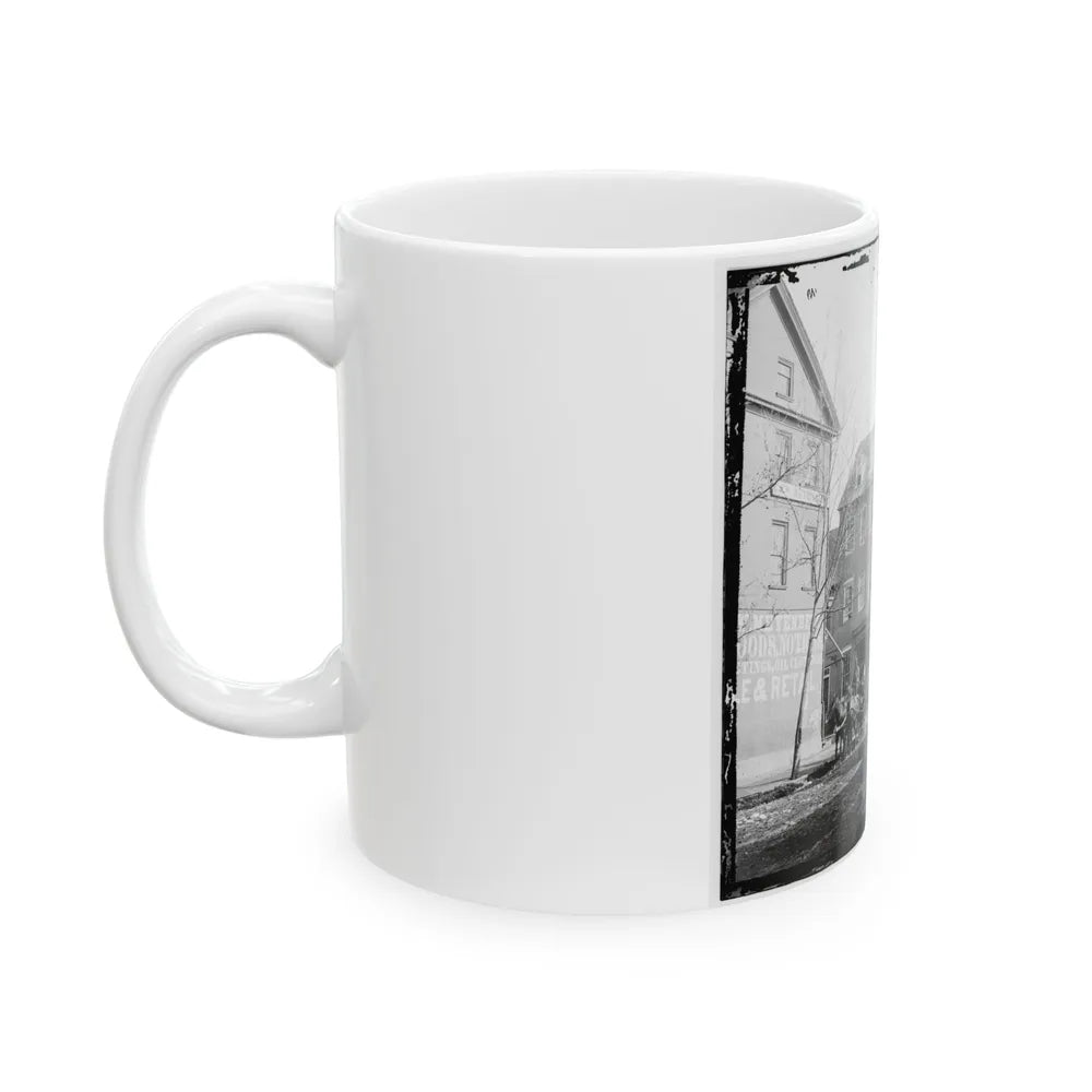 Alexandria, Va. The Marshall House, King And Pitt Streets (U.S. Civil War) White Coffee Mug-Go Mug Yourself