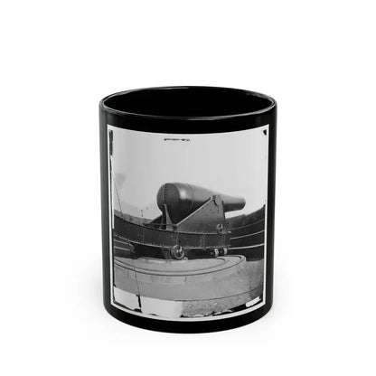 Alexandria, Virginia. 15-Inch Rodman Gun In Battery Rodgers (U.S. Civil War) Black Coffee Mug 11oz - Go Mug Yourself