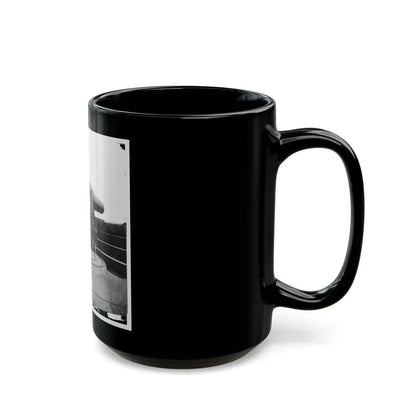 Alexandria, Virginia. 15-Inch Rodman Gun In Battery Rodgers (U.S. Civil War) Black Coffee Mug - Go Mug Yourself