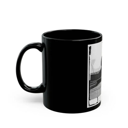 Alexandria, Virginia. 15-Inch Rodman Gun In Battery Rodgers (U.S. Civil War) Black Coffee Mug - Go Mug Yourself