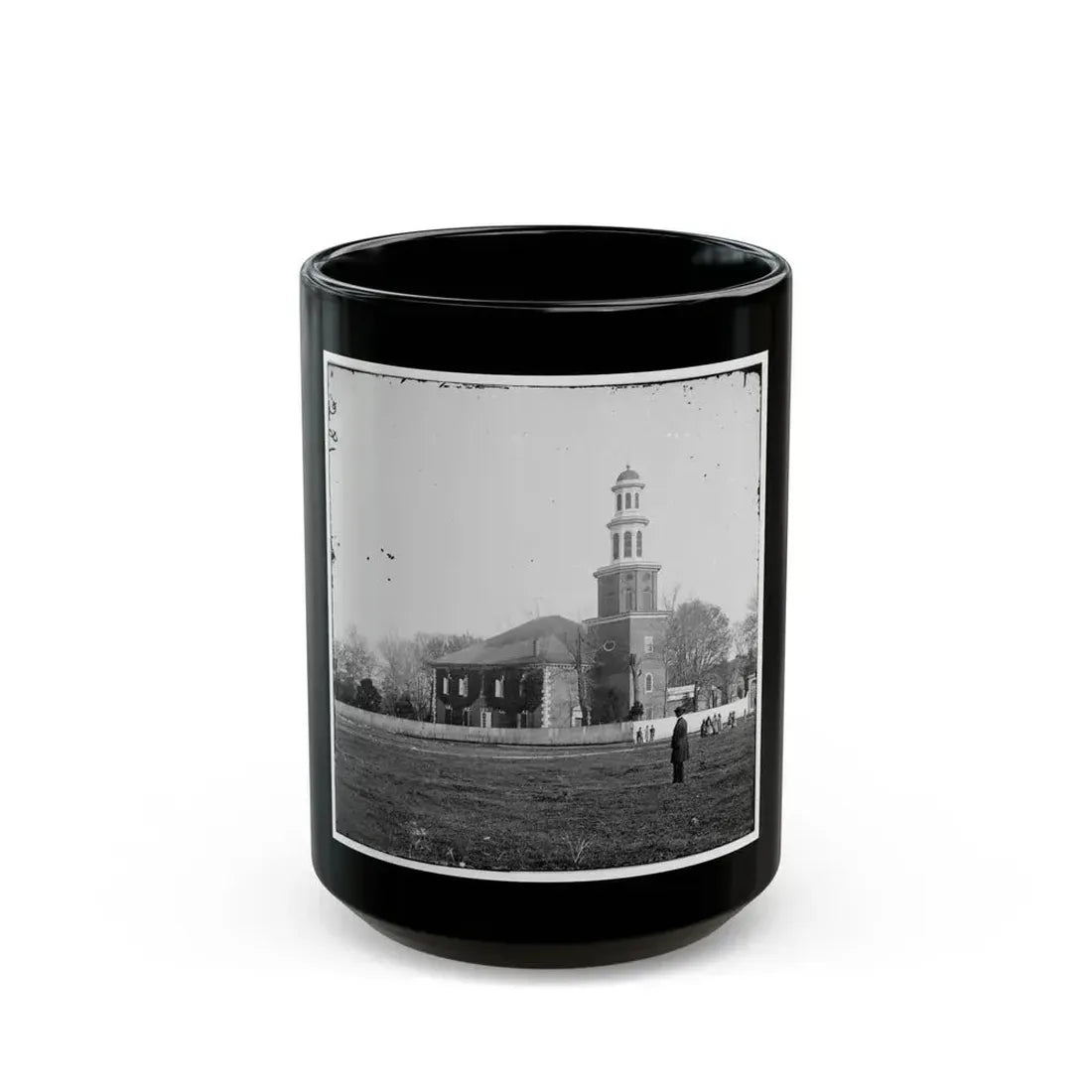 Alexandria, Virginia. Christ Church (U.S. Civil War) Black Coffee Mug 15oz - Go Mug Yourself