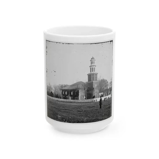 Alexandria, Virginia. Christ Church (U.S. Civil War) White Coffee Mug 15oz - Go Mug Yourself