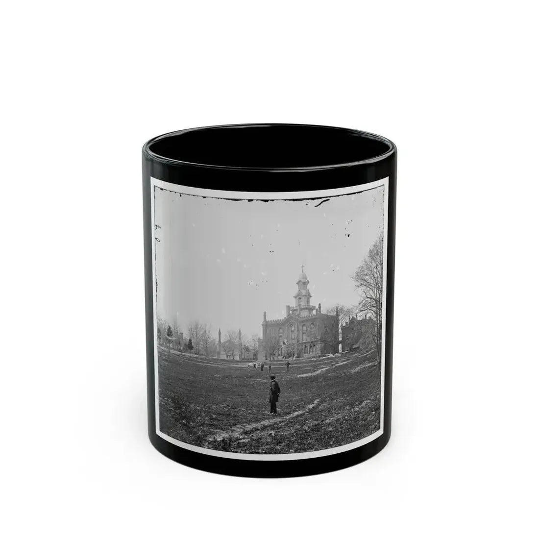 Alexandria, Virginia. Episcopal Seminary (U.S. Civil War) Black Coffee Mug 11oz - Go Mug Yourself
