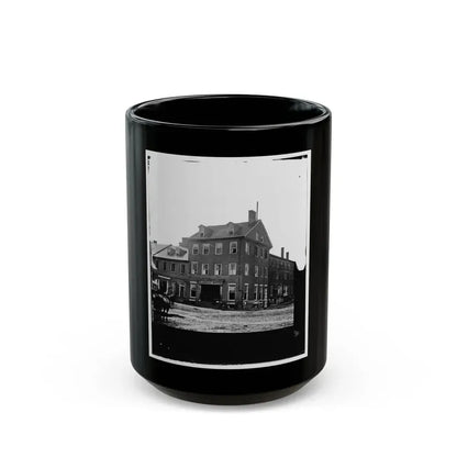 Alexandria, Virginia. Marshall House (U.S. Civil War) Black Coffee Mug 15oz - Go Mug Yourself