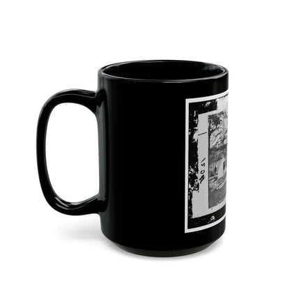 Alexandria, Virginia. Sanitary Commission Lodge. Convalescent (U.S. Civil War) Black Coffee Mug - Go Mug Yourself