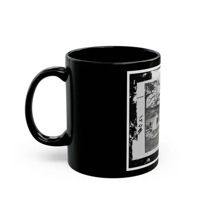 Alexandria, Virginia. Sanitary Commission Lodge. Convalescent (U.S. Civil War) Black Coffee Mug - Go Mug Yourself