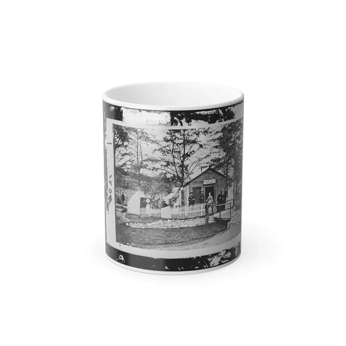 Alexandria, Virginia. Sanitary Commission Lodge. Convalescent (U.S. Civil War) Color Changing Coffee Mug 11oz Default Title 11oz - Go Mug Yourself