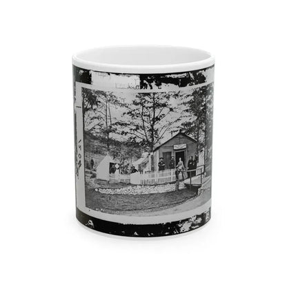 Alexandria, Virginia. Sanitary Commission Lodge. Convalescent (U.S. Civil War) White Coffee Mug 11oz - Go Mug Yourself