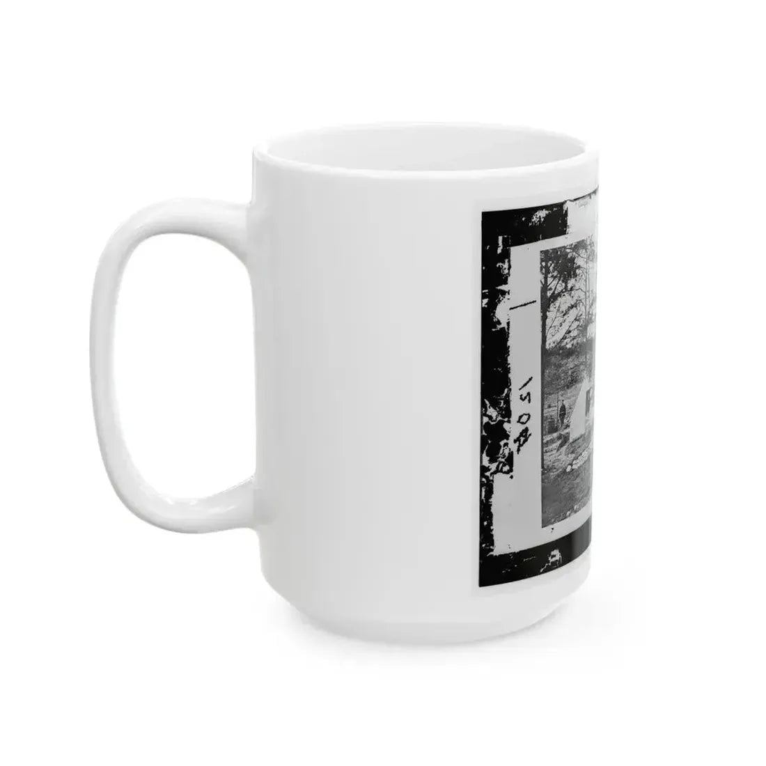 Alexandria, Virginia. Sanitary Commission Lodge. Convalescent (U.S. Civil War) White Coffee Mug - Go Mug Yourself