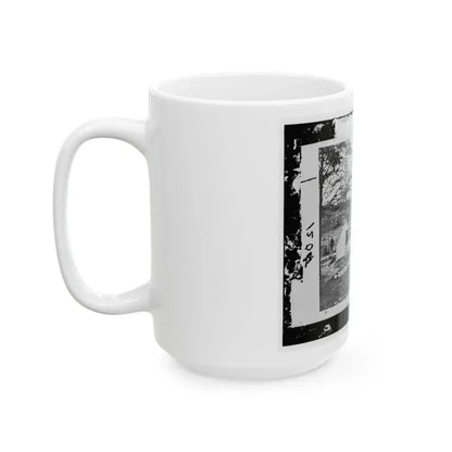 Alexandria, Virginia. Sanitary Commission Lodge. Convalescent (U.S. Civil War) White Coffee Mug - Go Mug Yourself