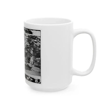 Alexandria, Virginia. Sanitary Commission Lodge. Convalescent (U.S. Civil War) White Coffee Mug - Go Mug Yourself