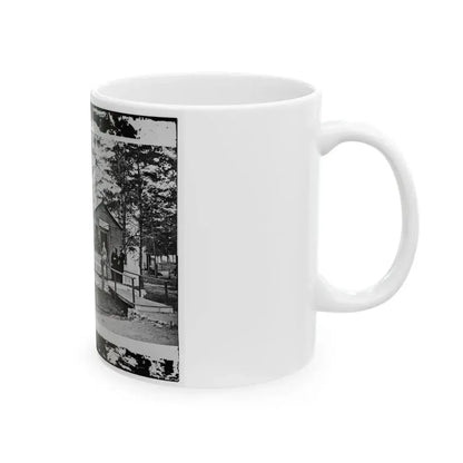 Alexandria, Virginia. Sanitary Commission Lodge. Convalescent (U.S. Civil War) White Coffee Mug - Go Mug Yourself