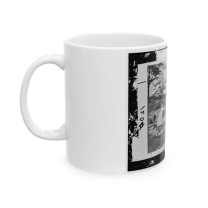 Alexandria, Virginia. Sanitary Commission Lodge. Convalescent (U.S. Civil War) White Coffee Mug - Go Mug Yourself