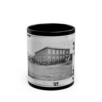 Alexandria, Virginia. Sanitary Commission Lodge (U.S. Civil War) Black Coffee Mug 11oz - Go Mug Yourself