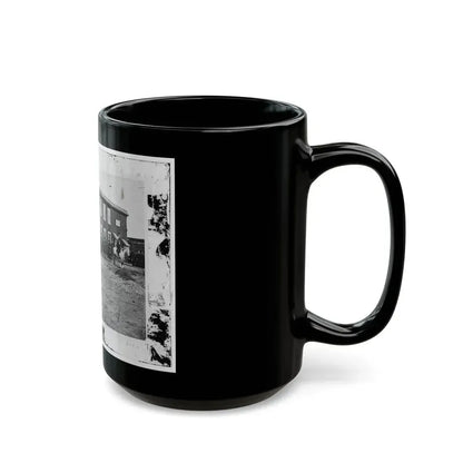 Alexandria, Virginia. Sanitary Commission Lodge (U.S. Civil War) Black Coffee Mug - Go Mug Yourself