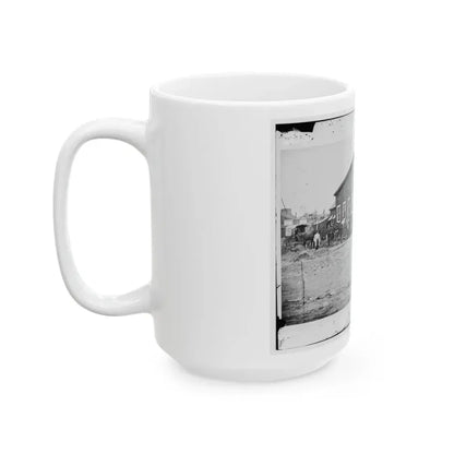 Alexandria, Virginia. Sanitary Commission Lodge (U.S. Civil War) White Coffee Mug - Go Mug Yourself