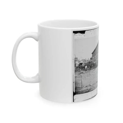 Alexandria, Virginia. Sanitary Commission Lodge (U.S. Civil War) White Coffee Mug - Go Mug Yourself