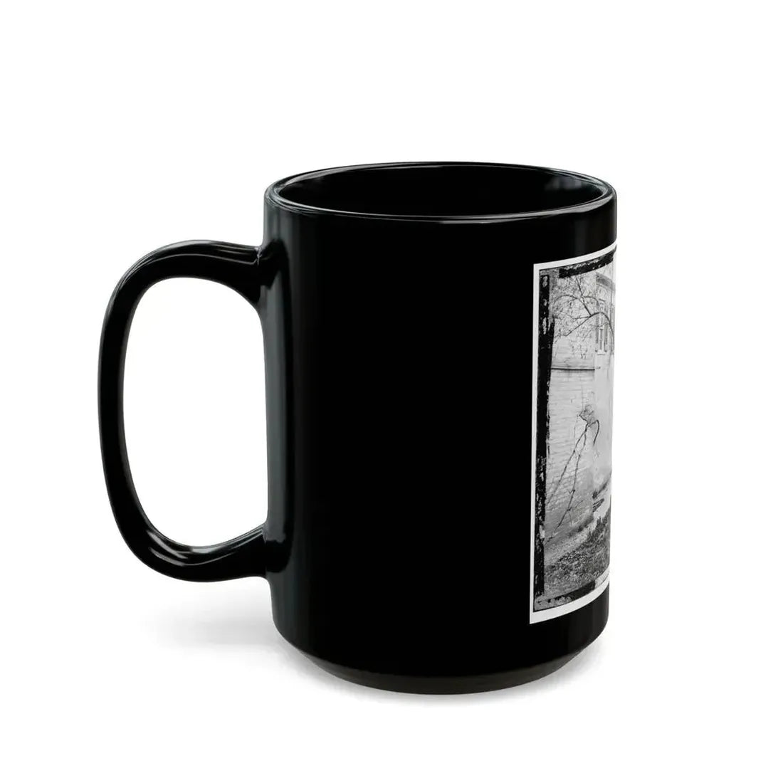 Alexandria, Virginia. Slave Pen. Exterior View (U.S. Civil War) Black Coffee Mug - Go Mug Yourself