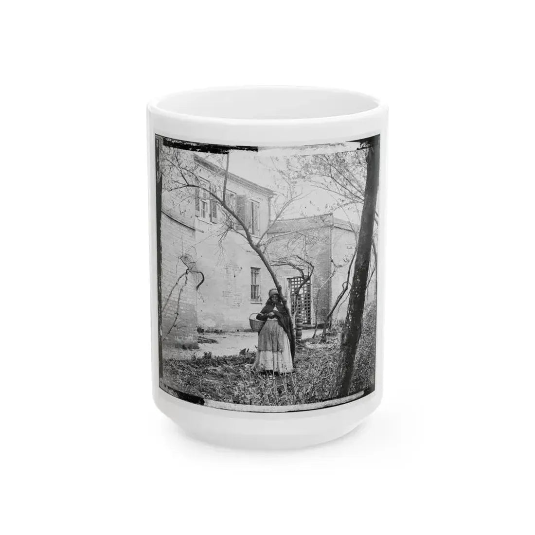Alexandria, Virginia. Slave Pen. Exterior View (U.S. Civil War) White Coffee Mug 15oz - Go Mug Yourself