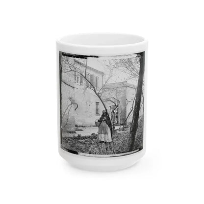Alexandria, Virginia. Slave Pen. Exterior View (U.S. Civil War) White Coffee Mug 15oz - Go Mug Yourself
