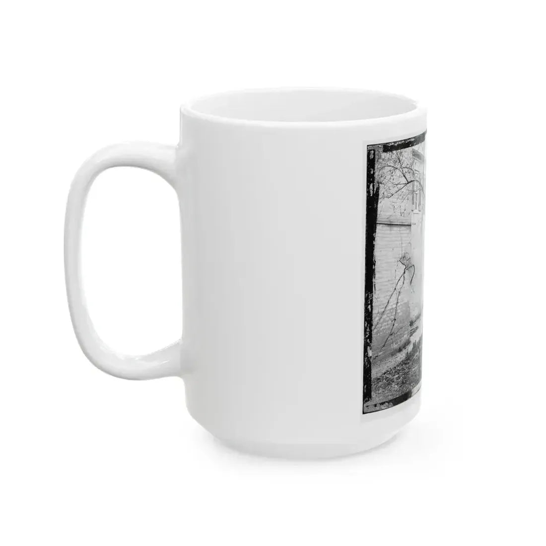 Alexandria, Virginia. Slave Pen. Exterior View (U.S. Civil War) White Coffee Mug - Go Mug Yourself