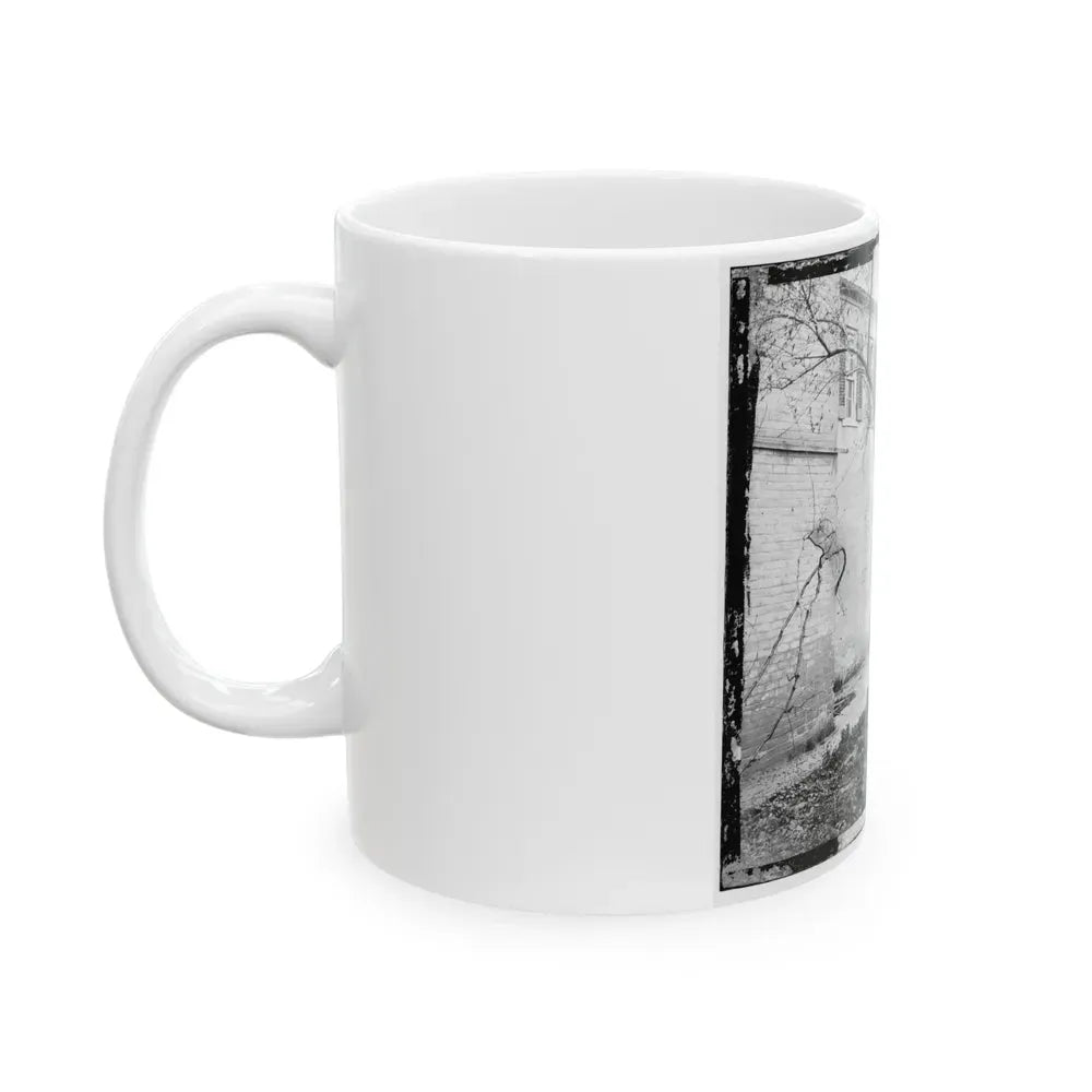 Alexandria, Virginia. Slave Pen. Exterior View (U.S. Civil War) White Coffee Mug - Go Mug Yourself