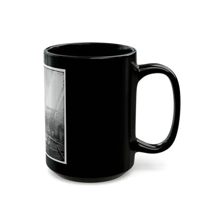 Alexandria, Virginia. Slave Pen. Interior View 001 (U.S. Civil War) Black Coffee Mug - Go Mug Yourself