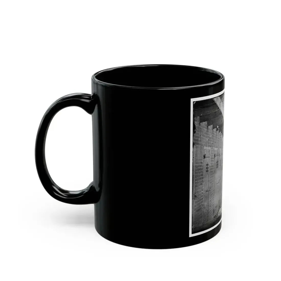 Alexandria, Virginia. Slave Pen. Interior View 001 (U.S. Civil War) Black Coffee Mug - Go Mug Yourself