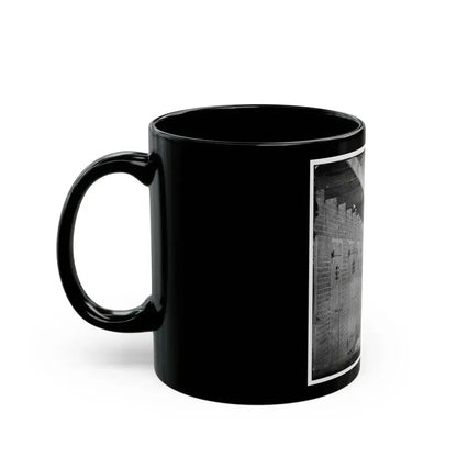 Alexandria, Virginia. Slave Pen. Interior View 001 (U.S. Civil War) Black Coffee Mug - Go Mug Yourself