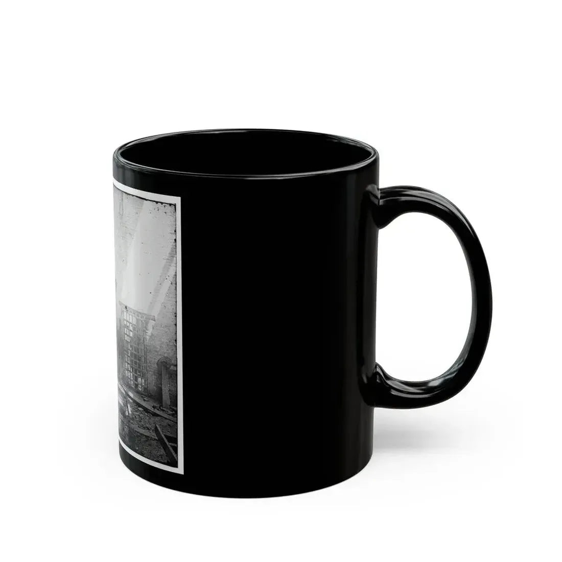 Alexandria, Virginia. Slave Pen. Interior View 001 (U.S. Civil War) Black Coffee Mug - Go Mug Yourself