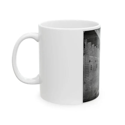 Alexandria, Virginia. Slave Pen. Interior View 001 (U.S. Civil War) White Coffee Mug - Go Mug Yourself